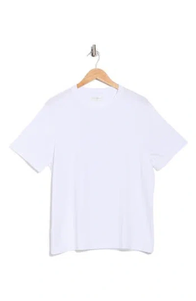 Original Penguin Sport Crewneck Stretch Cotton T-shirt In White