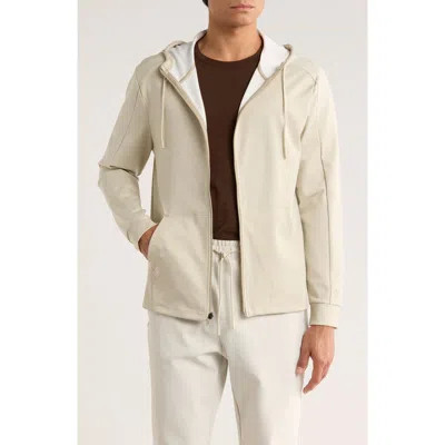 Original Penguin Sport Full Zip Midweight Hoodie In White