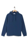 Original Penguin Sport Micro Texture Full Zip Hoodie In Blue