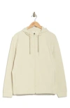 Original Penguin Sport Micro Texture Full Zip Hoodie In Neutral