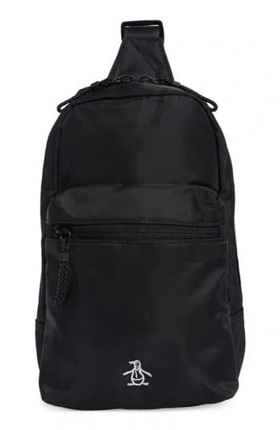 Original Penguin Sport Sling Bag In Black