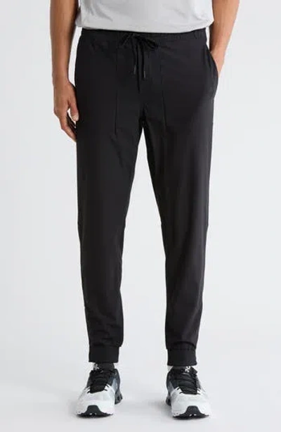 Original Penguin Sport Zip Hem Crossover Joggers In Black