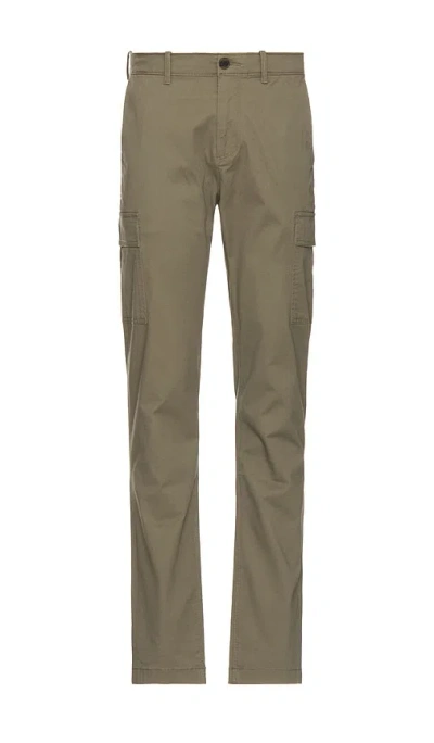 Original Penguin Stretch Cargo Pants In Olive