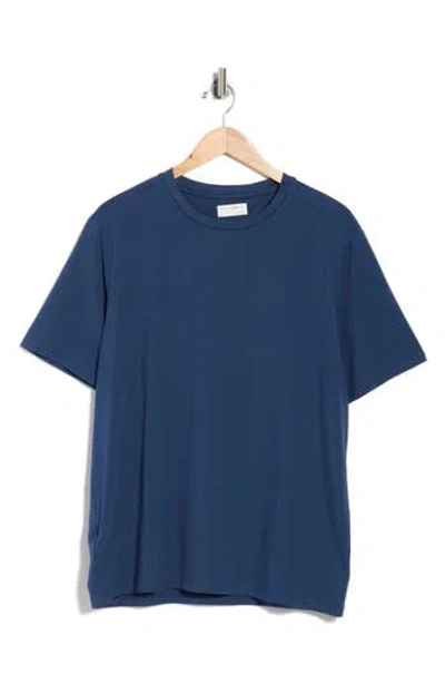 Original Penguin Stretch Cotton Crewneck T-shirt In Blue