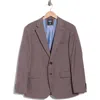 Original Penguin Stretch Wool Blend Suit Jacket In Brown