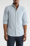Original Penguin Stripe Button-down Shirt In Blue