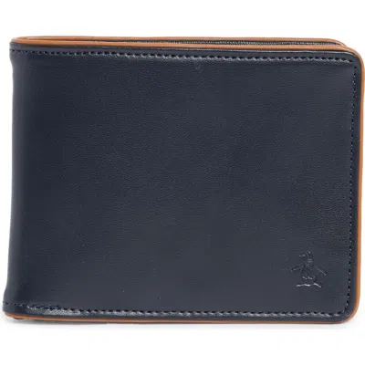 Original Penguin Suntan Edge Leather Bifold Wallet