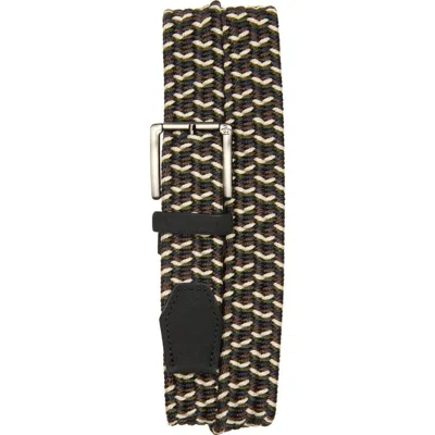 Original Penguin Surf Braided Belt In Olive