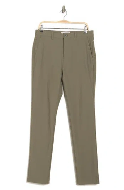 Original Penguin Tech Knit Chino Pants In Dusty Olive