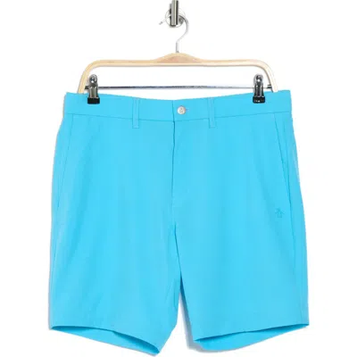 Original Penguin Technical Flat Front 7.5-inch Shorts