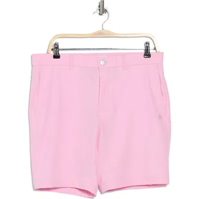 Original Penguin Technical Flat Front 7.5-inch Shorts