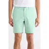 Original Penguin Technical Flat Front 7.5-inch Shorts In Green