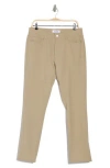 Original Penguin Technical Flat Front Pants In Chinchilla