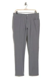 Original Penguin Technical Flat Front Pants In Gray