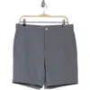Original Penguin Technical Flat Front Shorts In Quiet Shade
