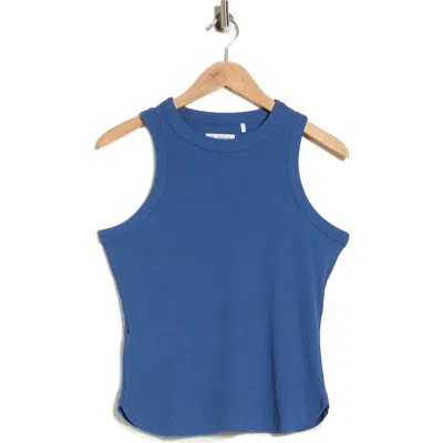 Original Penguin Tennis Rib Tank In Blue