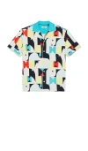 Original Penguin Terry Penguin Camp Shirt In Multi