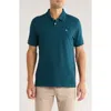 Original Penguin Tipped Knit Polo In Blue