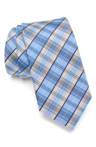 Original Penguin Tucker Plaid Tie In Blue
