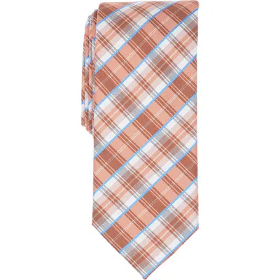 Original Penguin Tucker Plaid Tie In Orange