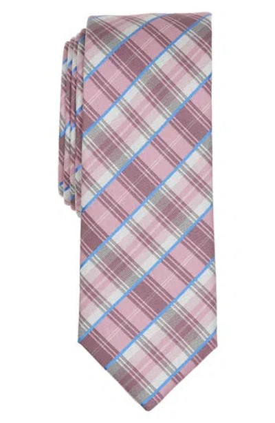 Original Penguin Tucker Plaid Tie In Pink