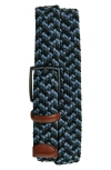 Original Penguin Twisted Blues Belt In Blue