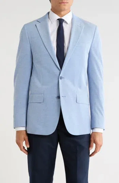 Original Penguin Two Button Notch Lapel Sport Coat In Blue