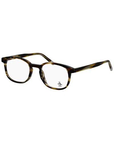 Original Penguin Unisex Stewart 49mm Optical Frames In Brown