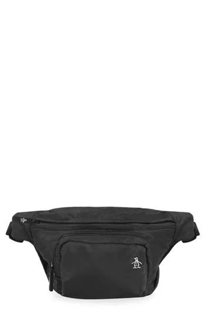 Original Penguin Utility Belt Bag In Black