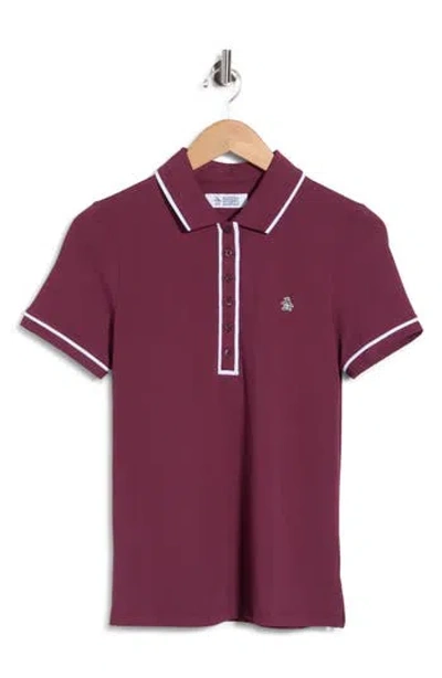 Original Penguin Veronica Performance Polo In Purple