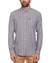 Original Penguin Vertical Stripe Printed Shirt In Blue
