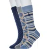 Original Penguin Wrigley 3-pack Assorted Crew Socks