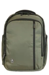 Original Penguin Zip Nylon Backpack In Purple