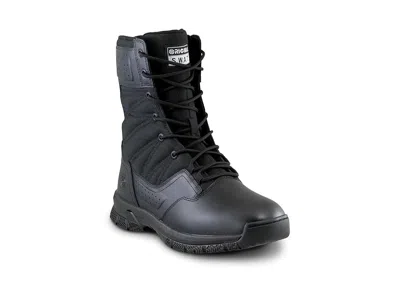 Original S.w.a.t. Protec 8 Side Zip Polishable Toe Boot Work Lace-up Boots Black : Us