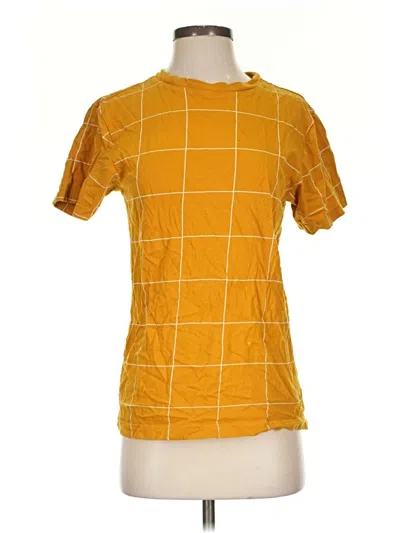 Pre-owned Original Use Short Sleeve Turtleneck In Gold