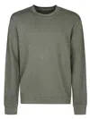Original Vintage Green Cotton Blend Linen Sweatshirt