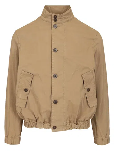 Original Vintage Cotton Gabardine Jacket Coats Brown