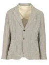 Original Vintage Single-breasted Jacket Coats Beige In Neutral