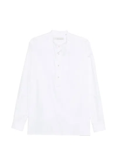 Original Vintage Style Andres Button Shirt In White