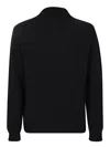 Original Vintage Style Black Turtleneck Sweater In Black