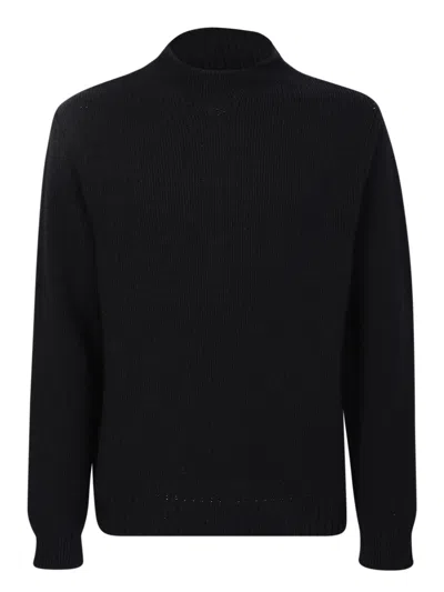 Original Vintage Style Black Turtleneck Sweater