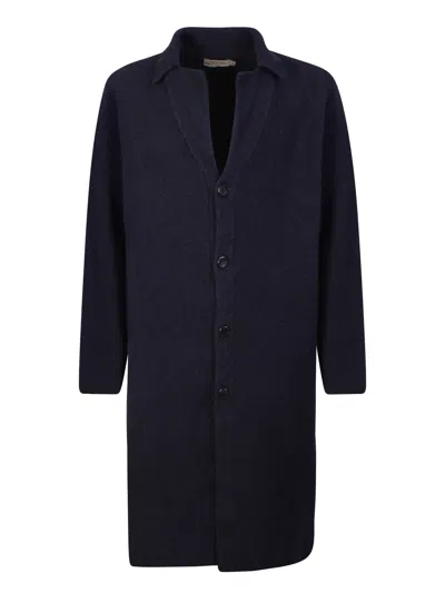 Original Vintage Style Blue Wool Coat