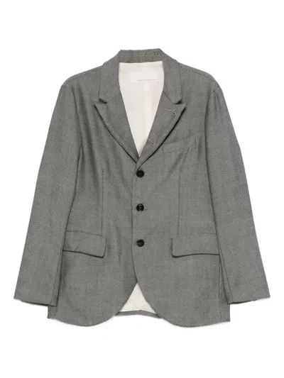 Original Vintage Style Byron Striped Blazer In Gray