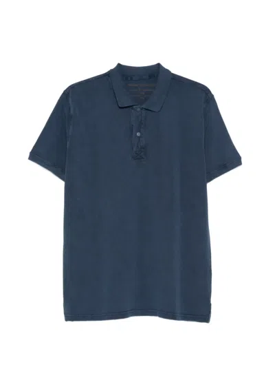 Original Vintage Style Chile Short-sleeve Polo Shirt In Blue