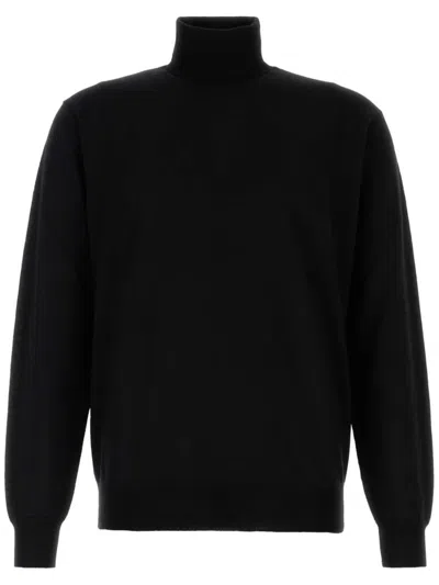 Original Vintage Style Copper Wool Sweater In Black