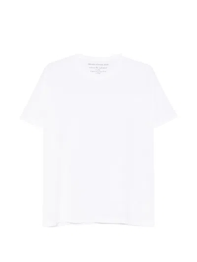 Original Vintage Style Crew-neck T-shirt In White