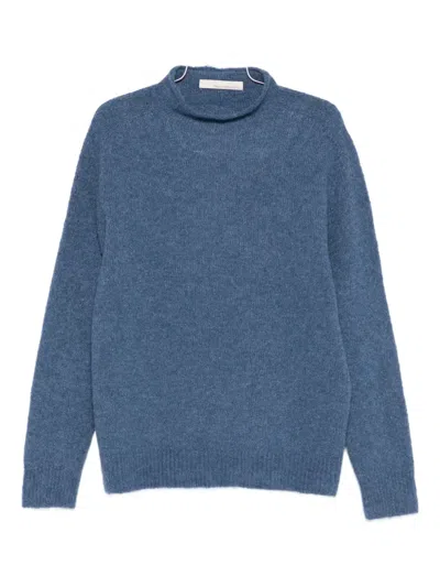 Original Vintage Style Digger Sweater In Blue