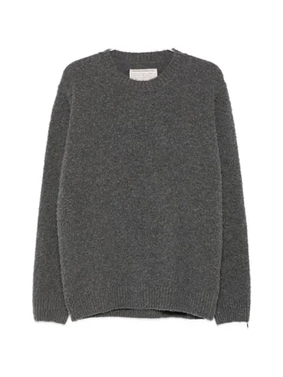Original Vintage Style Dread Boucle-knit Sweater In Gray