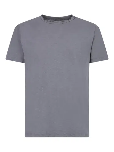 Original Vintage Style Frayed T-shirt In Gray