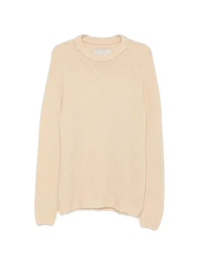 Original Vintage Style Hope Crew-neck Knitted Sweater In Neutral